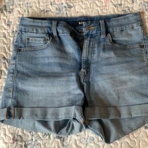Aeropostal high rise curvy jean shorts